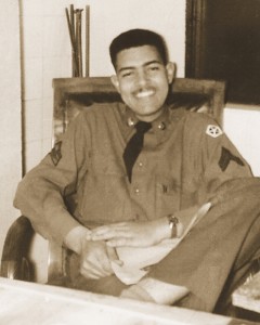 Dr. Aeolian Edward Lockert, Jr. during his Army days.
