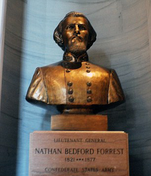 bust of Nathan Bedford Forrest