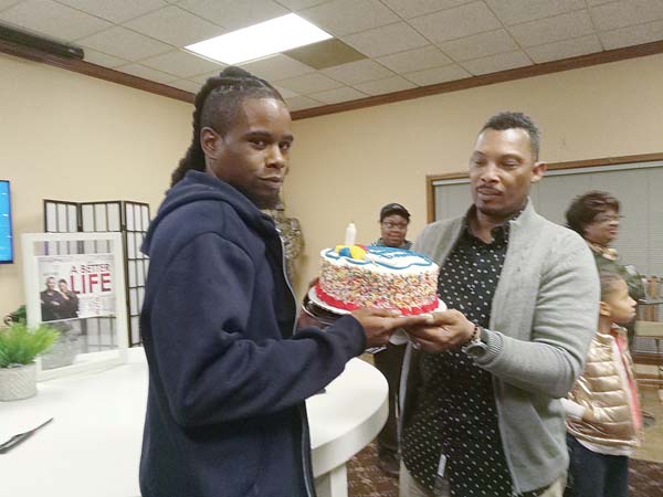 eating cake